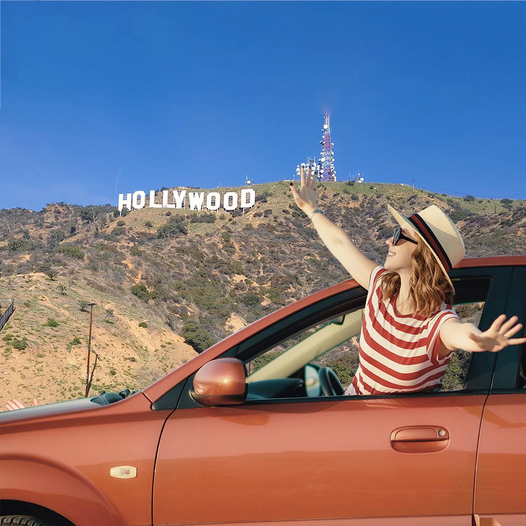 Aluguel de carros em Los Angeles, Califórnia