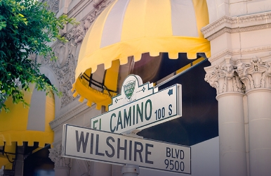 Rent a car at Wilshire Boulevard, Cl. Car rental at Wilshire Boulevard, California.