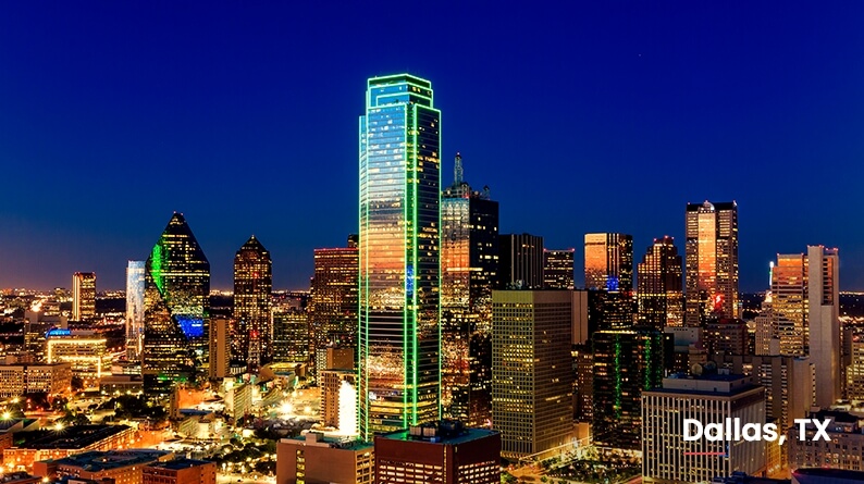 Rental vehicles to experience famous places in Dallas Rental cars to visit tourist places in Dallas